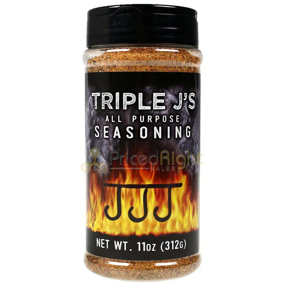 Triple J's All Purpose Seasoning 11 Oz Shaker Bottle Beef Pork Chicken Other 1