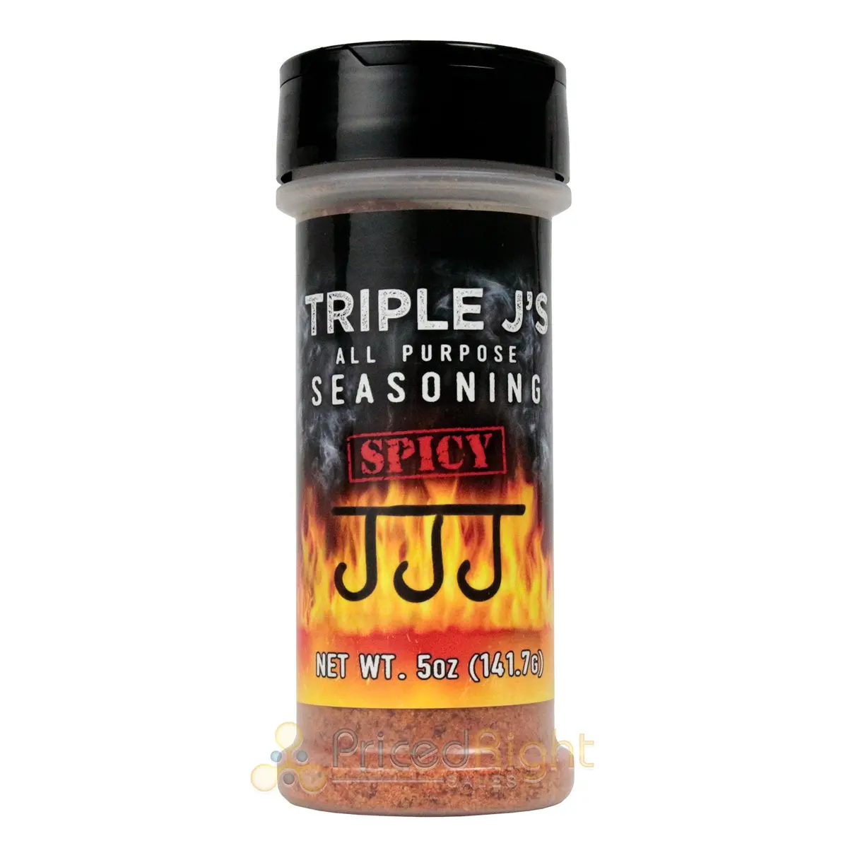 Triple J's All Purpose Spicy Seasoning Beef Pork Poultry Fish Gluten Free 5 Oz 1