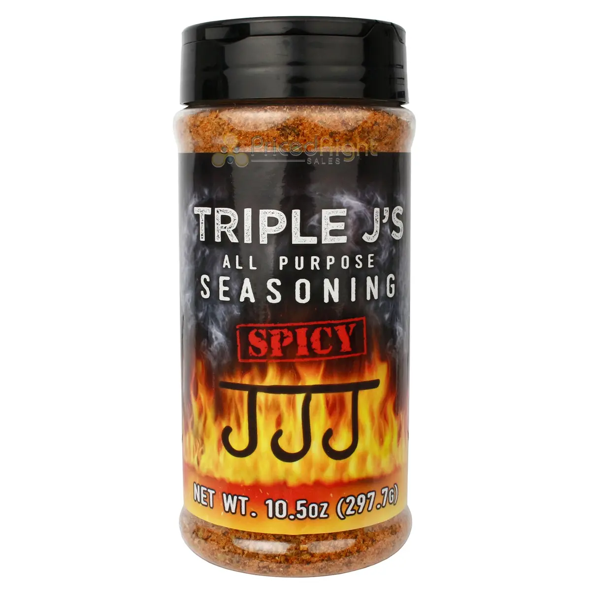 Triple J's All Purpose Spicy Seasoning Beef Pork Poultry Fish Gluten Free 10.5Oz 1