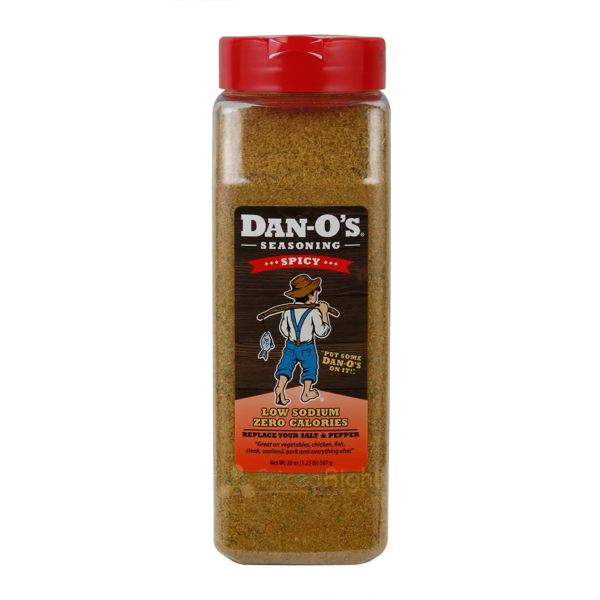 Dan-O's Spicy Original All-Purpose Low Sodium Seasoning Gluten-Free No Msg 20 Oz 1