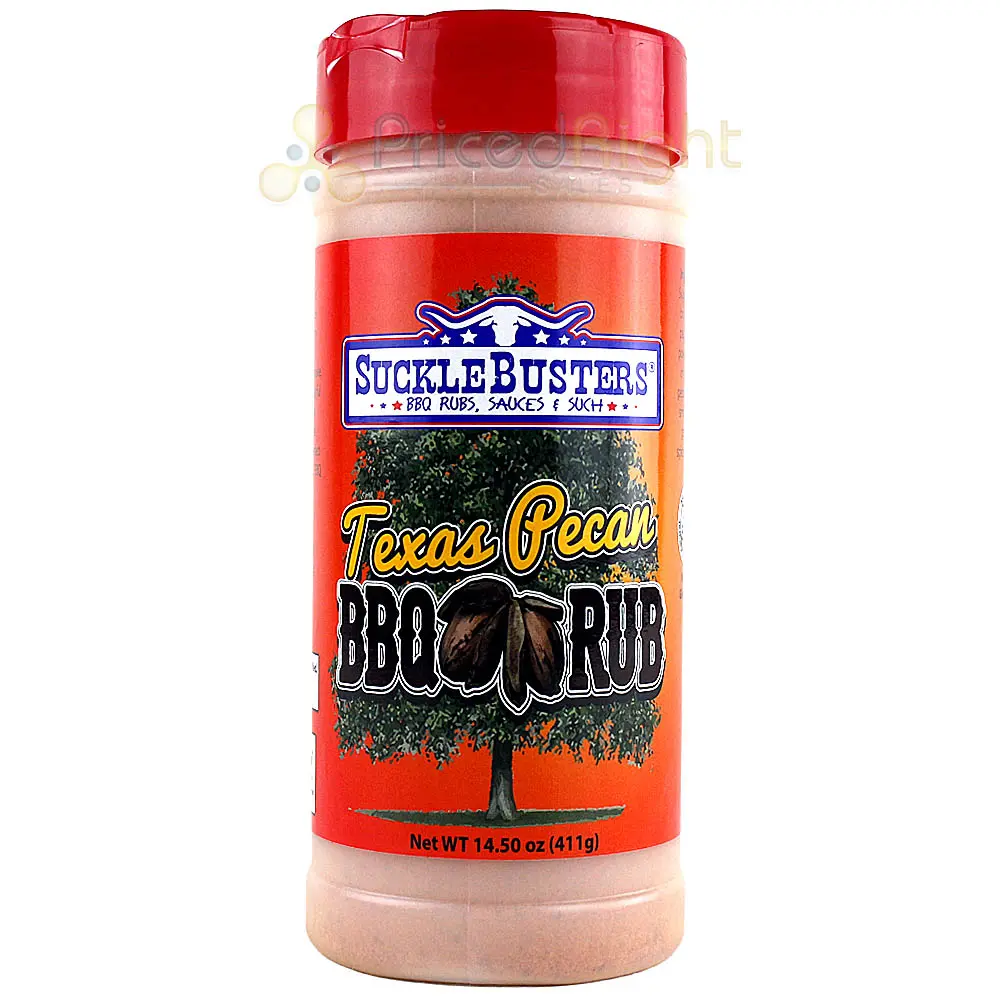 Suckle Busters 14.50 Oz Texas Pecan Bbq Rub Dry Rub Award Winning Gluten Free 1