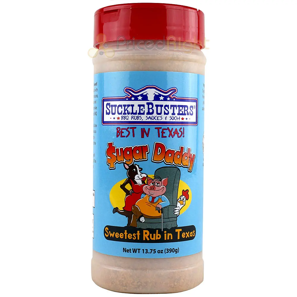 Suckle Busters 13.75 Oz Sugar Daddy Sweet Dry Rub Competition Rated Gluten Free 1