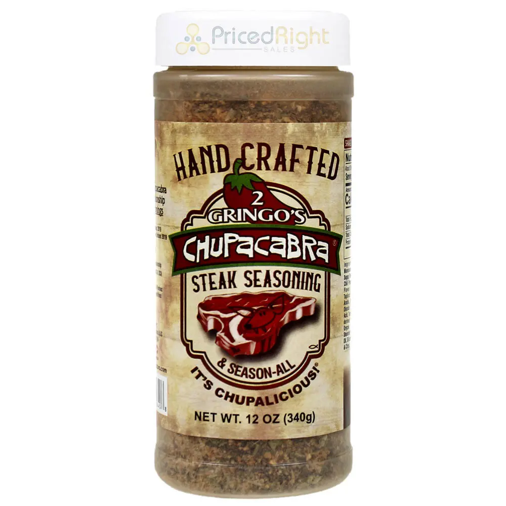 2 Gringos Chupacabra Steak Seasoning 12 Oz Rub And All Purpose Single 1