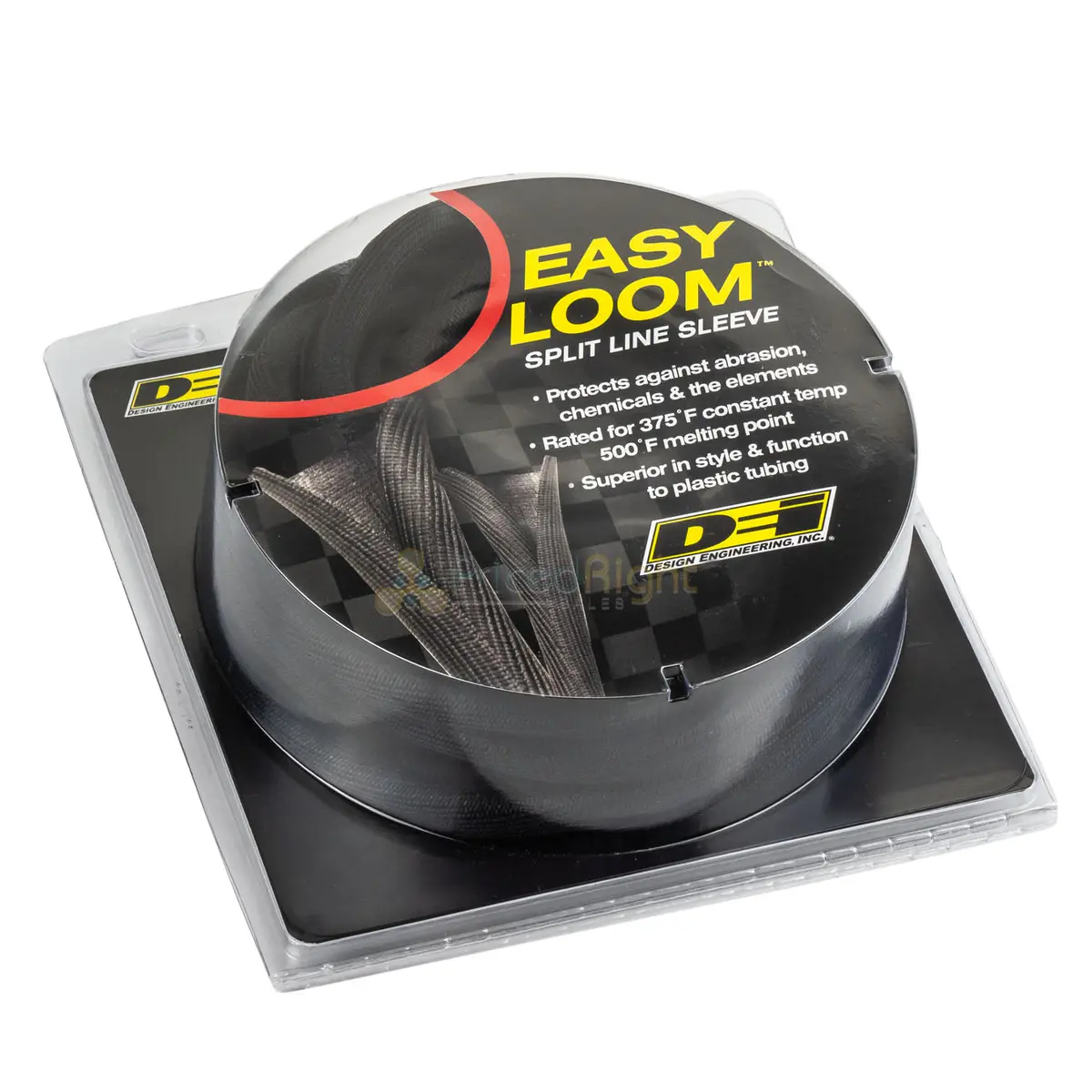 Easy Loom Split Wire Sleeving 3/8" (10Mm) X 20' W/ 2' Silicone Tape Dei 010652 1