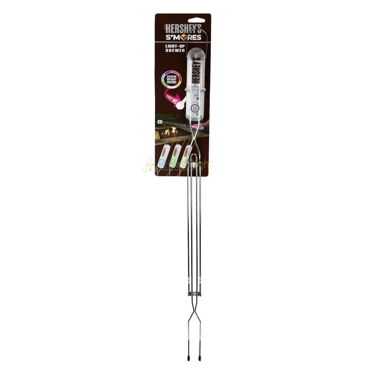 Hershey's Light Up Telescopic Smores Skewer Seven Colors 2-Prong W/ Hanging Loop 1