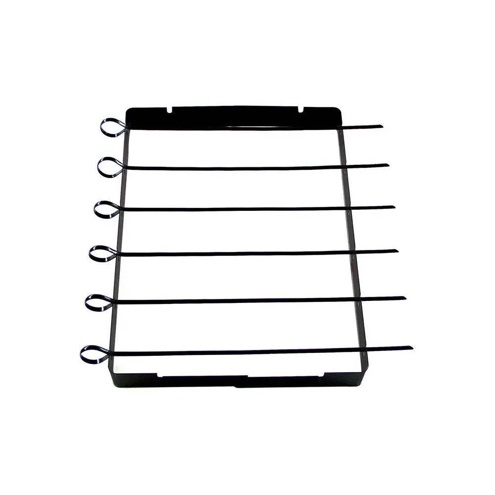Mr Bar-B-Q 7 Piece Bbq Kabob Grill Rack And Skewers Non Stick 02007Y 1
