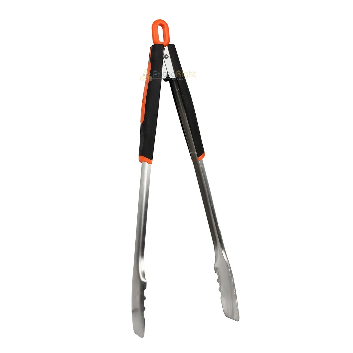 Mr Bar-B-Q Oversized Locking Tongs Stainless Steel With Non-Slip Rubber Grip 1
