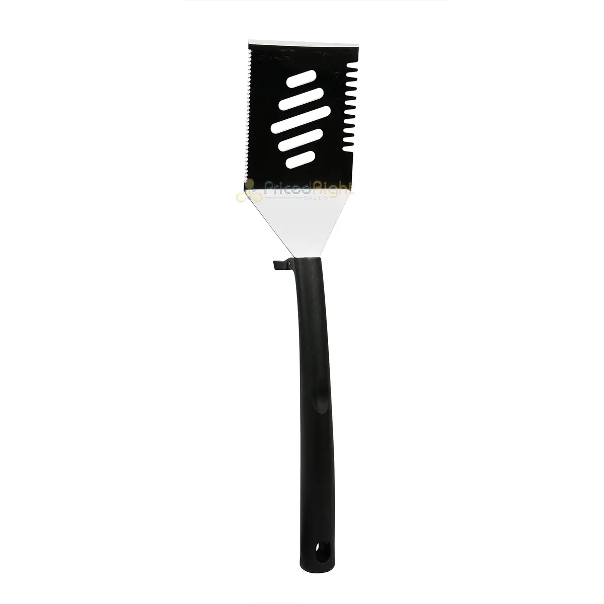 Mr Bar-B-Q Kickstand Spatula Stainless Steel W/ Arched Handle & Serrated Edge 1