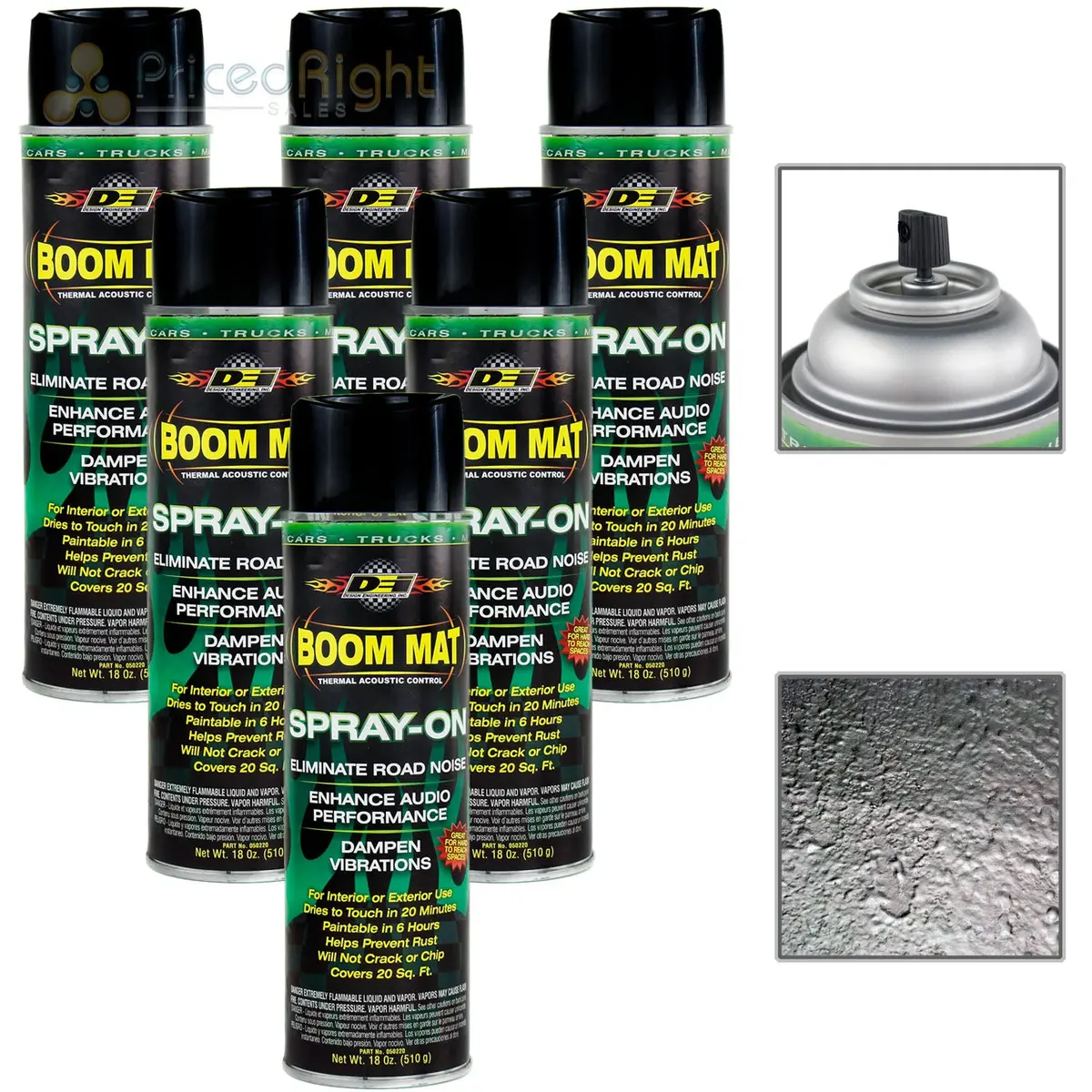 Sound Deadening Dei Boom Mat Spray On 6 Pack Enhance Audio Eliminate Road Noise 1