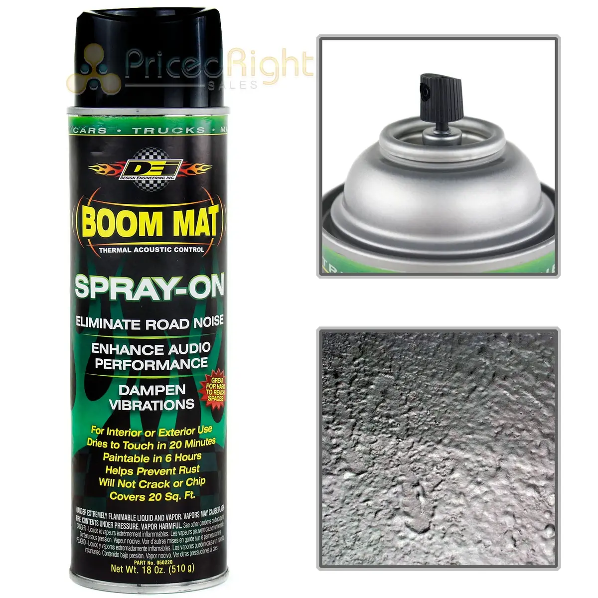 Sound Deadening Dei Boom Mat Spray On 18Oz Enhance Audio Eliminate Road Noise 1