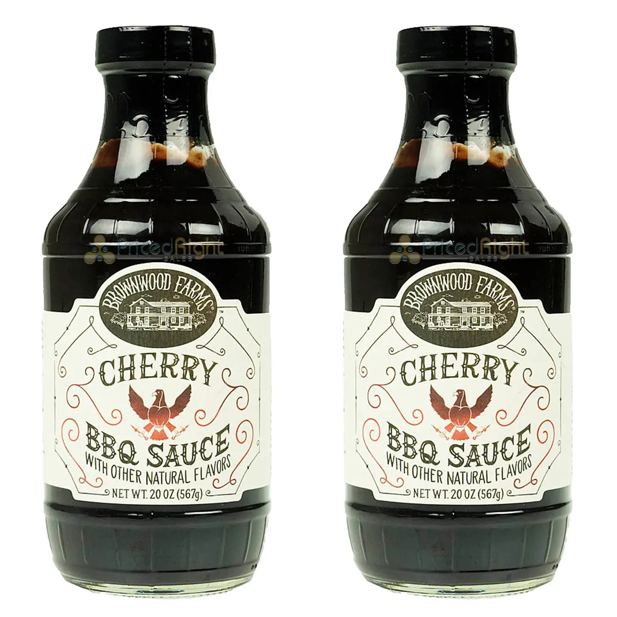 Brownwood Farms Sweet & Tangy Cherry Bbq Sauce Gluten Free Farm Fresh 2 Pack 1
