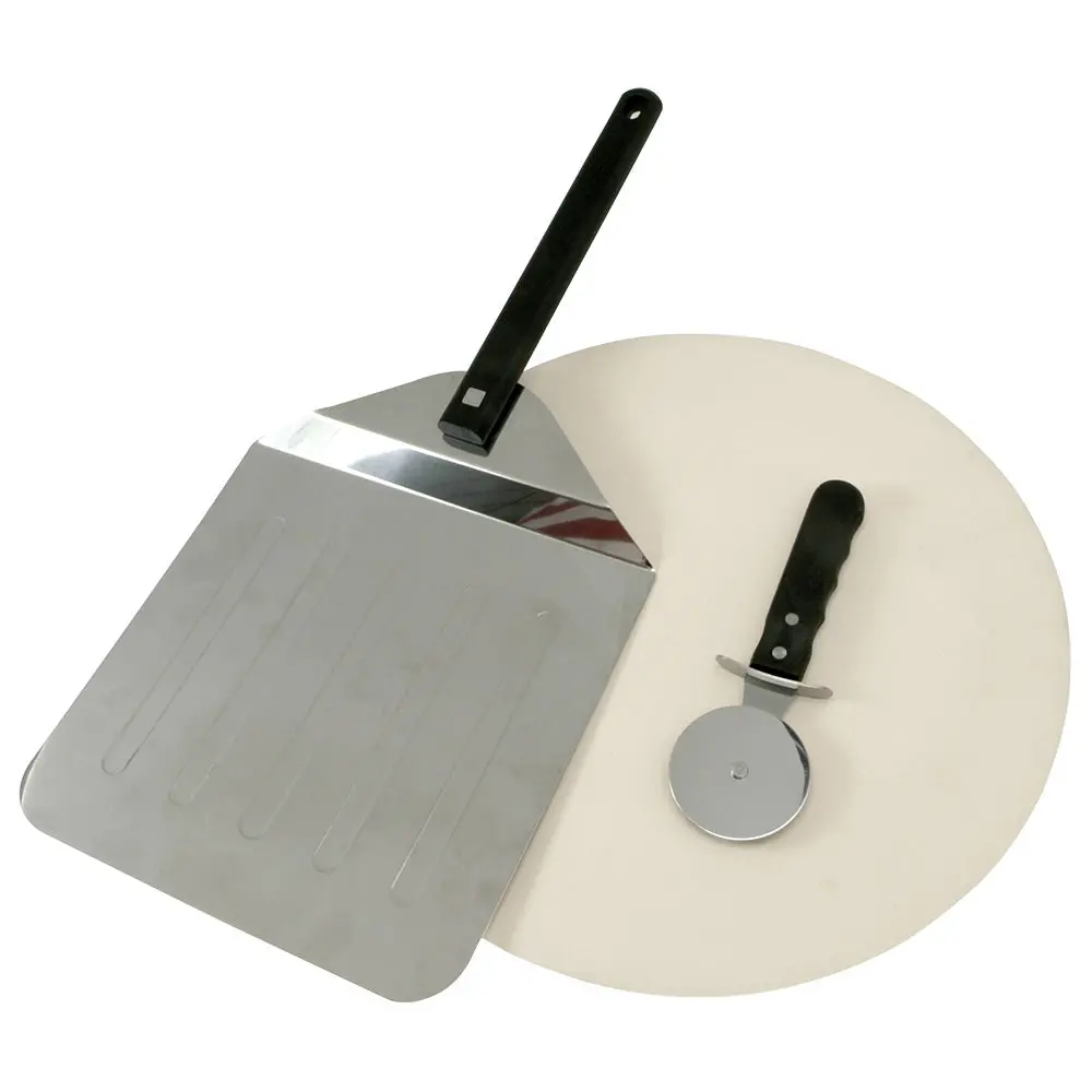 Mr. Bar-B-Q Grill Stone Pizza Set 15" Inch Pizza Stone Peel And Cutter 06187Y 1