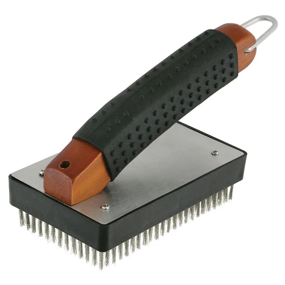 Mr. Bar-B-Q Oversized Grill Brush With Silver Stainless Steel Bristles 06367Y 1
