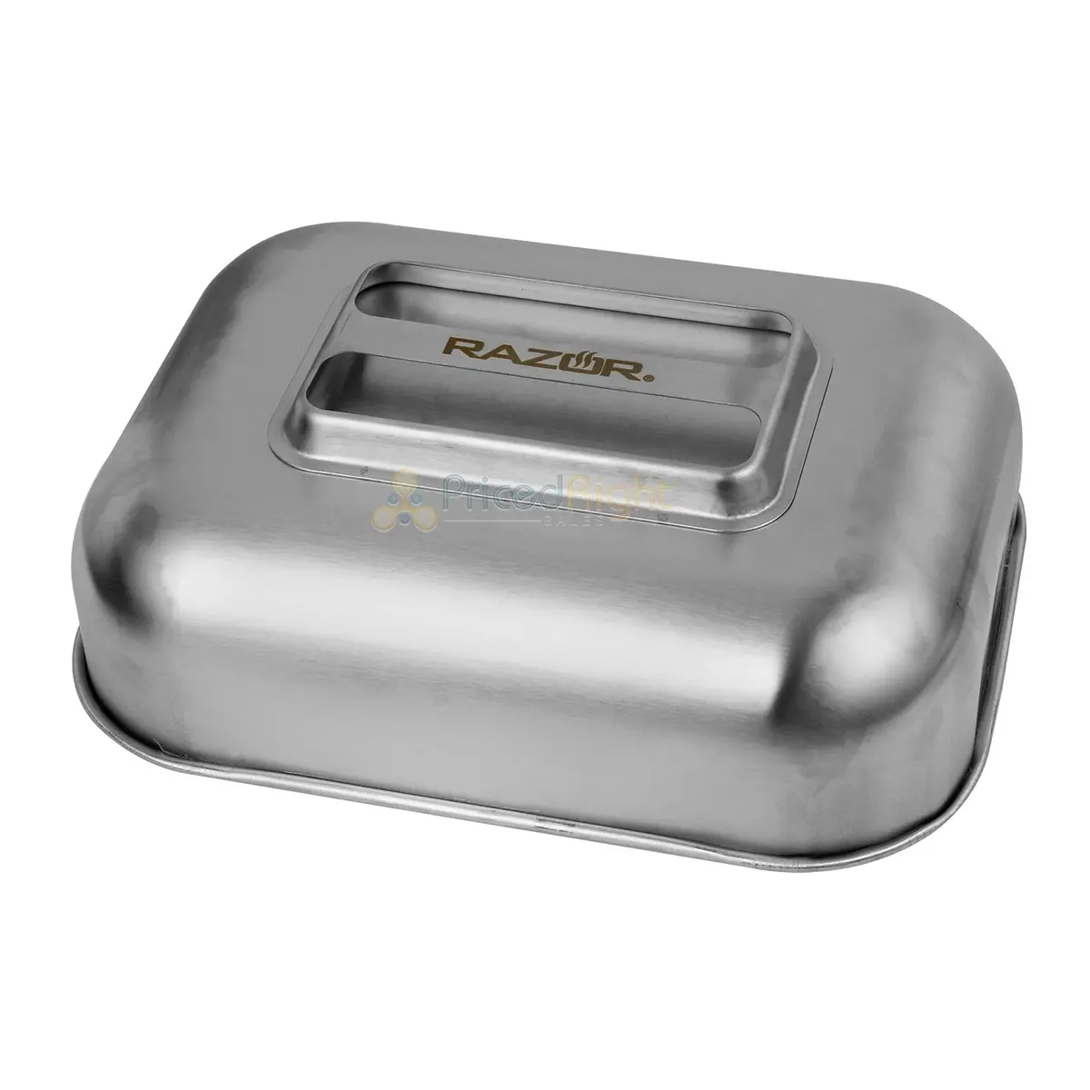 Razor 3-In-1 Griddle Dome Container Stainless Steel With Silicone Lid & Handle 1