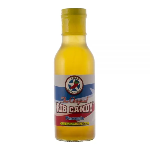 Texas Pepper Jelly Pineapple Sweet Rib Candy Glaze Sauce No Heat 12 Oz Bottle 1