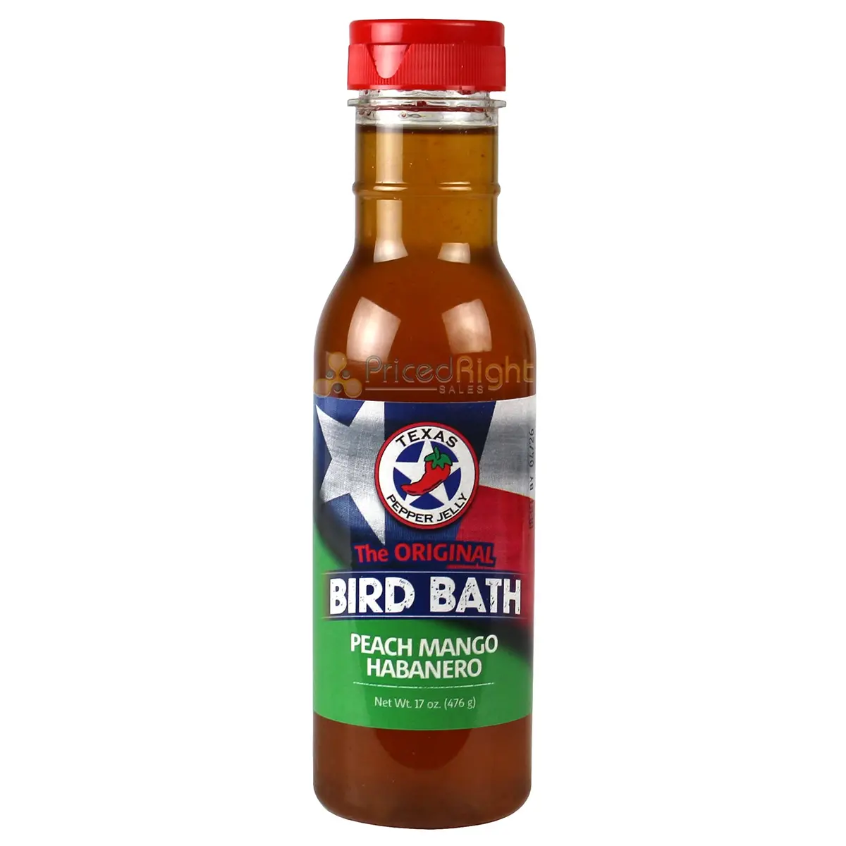Texas Pepper Jelly Peach Mango Habanero Heat Bird Bath Glaze Sauce 12 Oz Bottle 1
