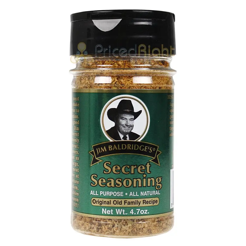 Jim Baldridge's Secret Seasoning 4.7 Oz All Purpose All Natural Gluten Free 1