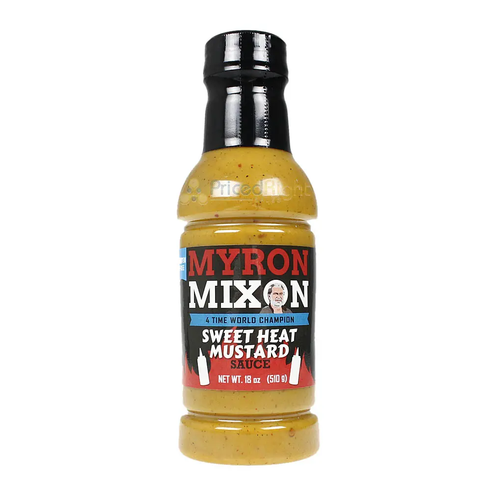 Myron Mixon Sweet Heat Mustard Sauce Made By 4-Time World Bbq Champion 18 Oz. 1