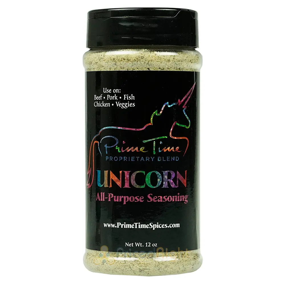 Prime Time Spices' Unicorn All Purpose 12 Oz. Seasoning For Any And All Meats 1