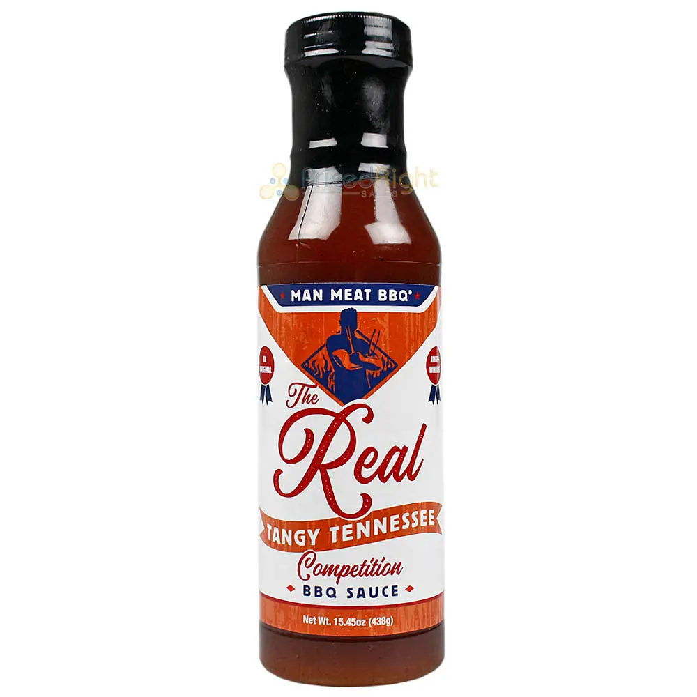 The Real Man Meat 15.45 Oz Tangy Tennessee Bbq Sauce Competition Rated 11002 1