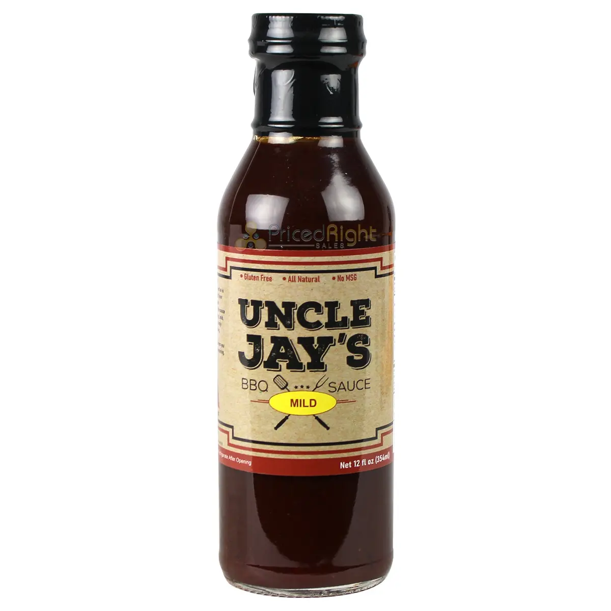 Uncle Jays Mild Bbq Sauce 12 Oz Gluten Free All Natural No Msg 11235-Unclejays 1
