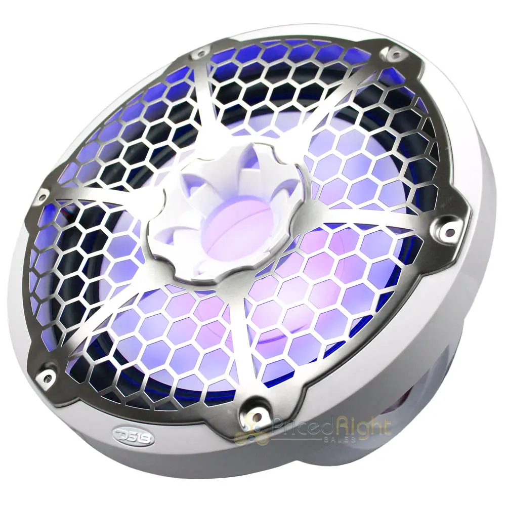 Ds18 Hydro 12" Marine Subwoofer With Integrated Rgb 700 Watts 4 Ohm Nxl-12Sub/Wh 1