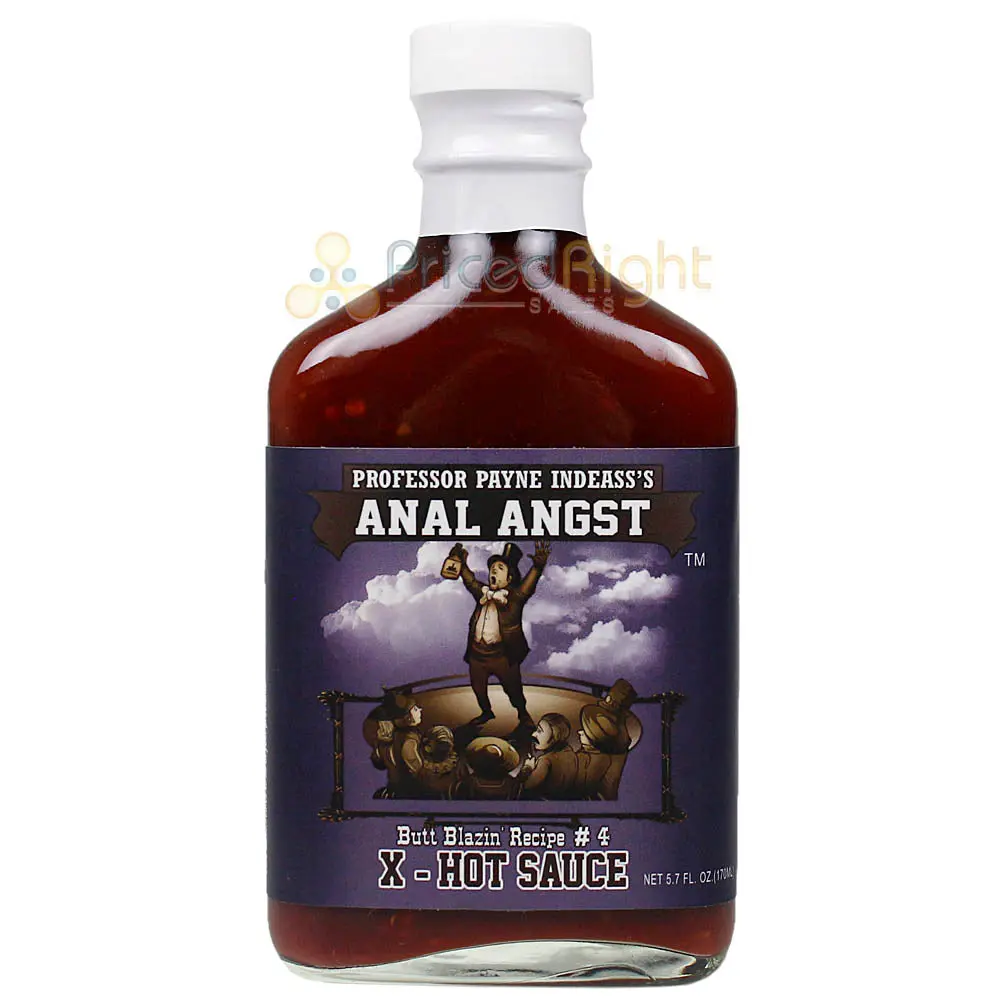 Sauce Crafters Professor Payne Indeass's Anal Angst Hot Sauce 5.7 Oz Bottle 1