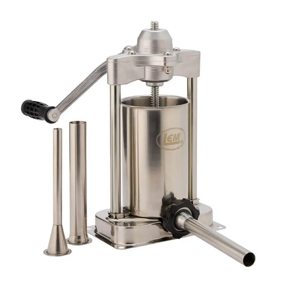 Lem 5 Lb Sausage Stuffer Meat Filler Stainless Steel Easy To Fill Single Gear 1