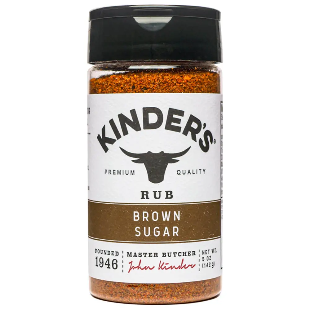 Kinder's Brown Sugar Rub Sweet Hint Of Spicy Seasoning Beef Pork 5 Oz Bottle 1