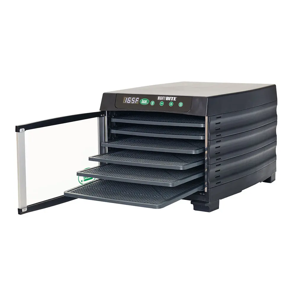 Lem Mighty Bite 6-Tray Dehydrator For Jerky Meat Vegetables Fruits 800W #1729 1
