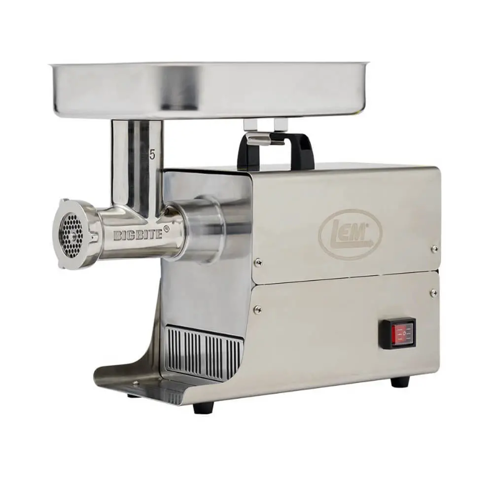 Lem Food Grinder Big Bite #5 .35 Horsepower Stainless Steel Electric Heavy Duty 1
