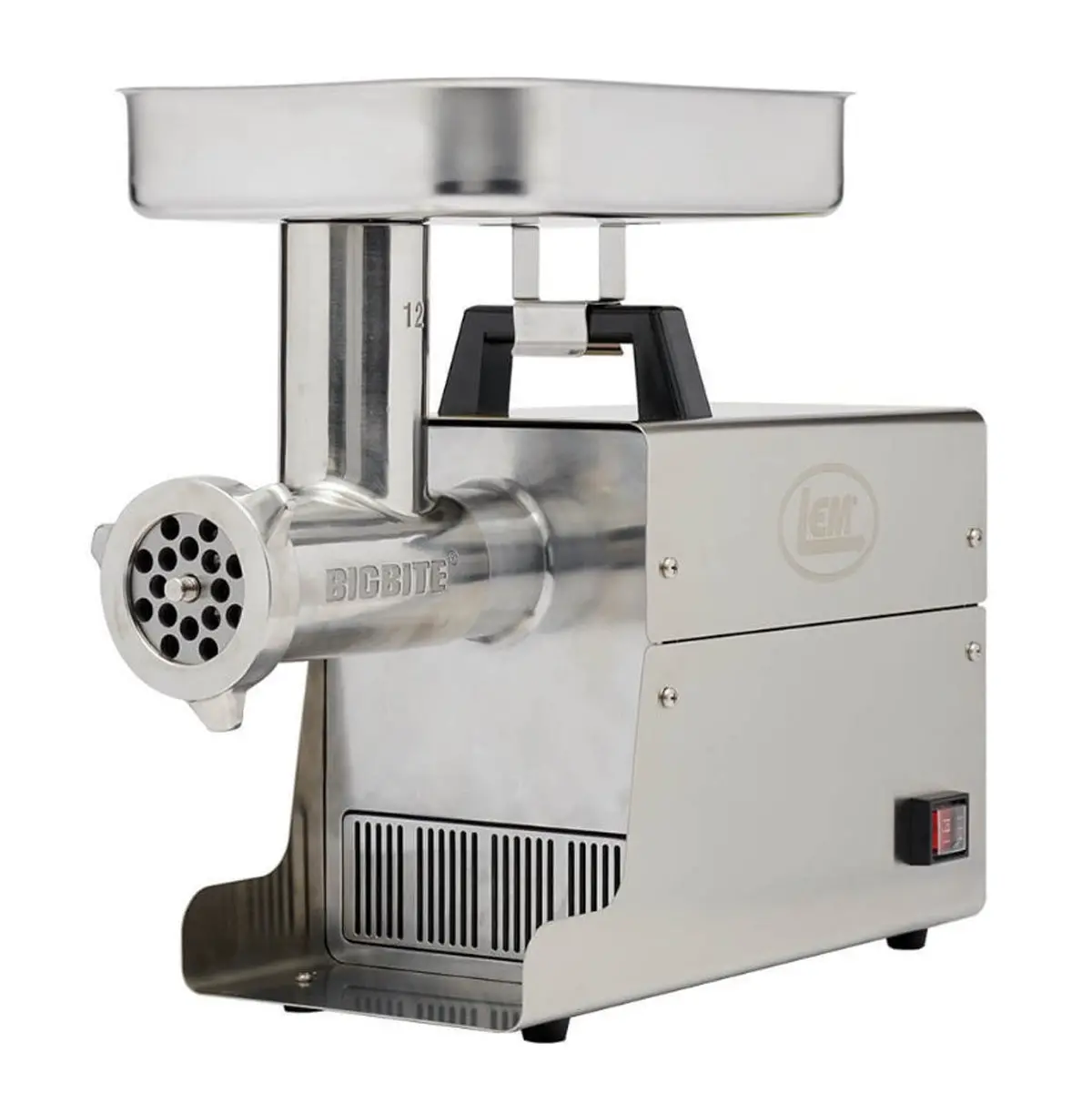 Lem Food Grinder Big Bite #12 .75 Horsepower Stainless Steel Electric Grinder 1