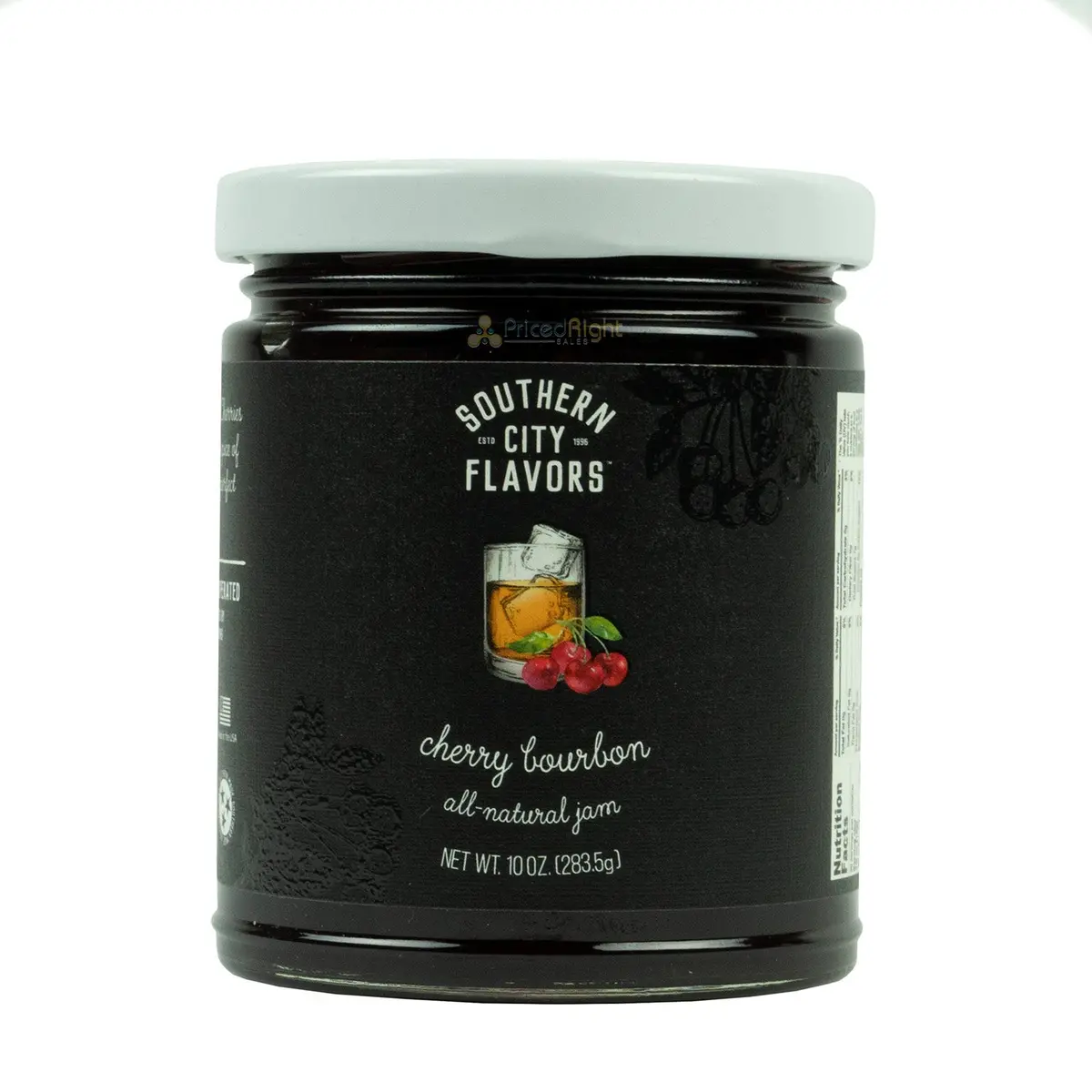 Southern City Flavors Cherry Bourbon Jam Sweet All Natural Small Batch 10 Oz 1