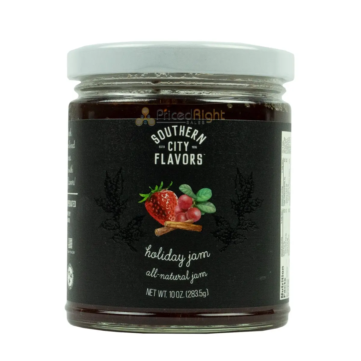 Southern City Flavors Holiday Jam Simple All Natural Fresh Ingredients 10 Oz 1