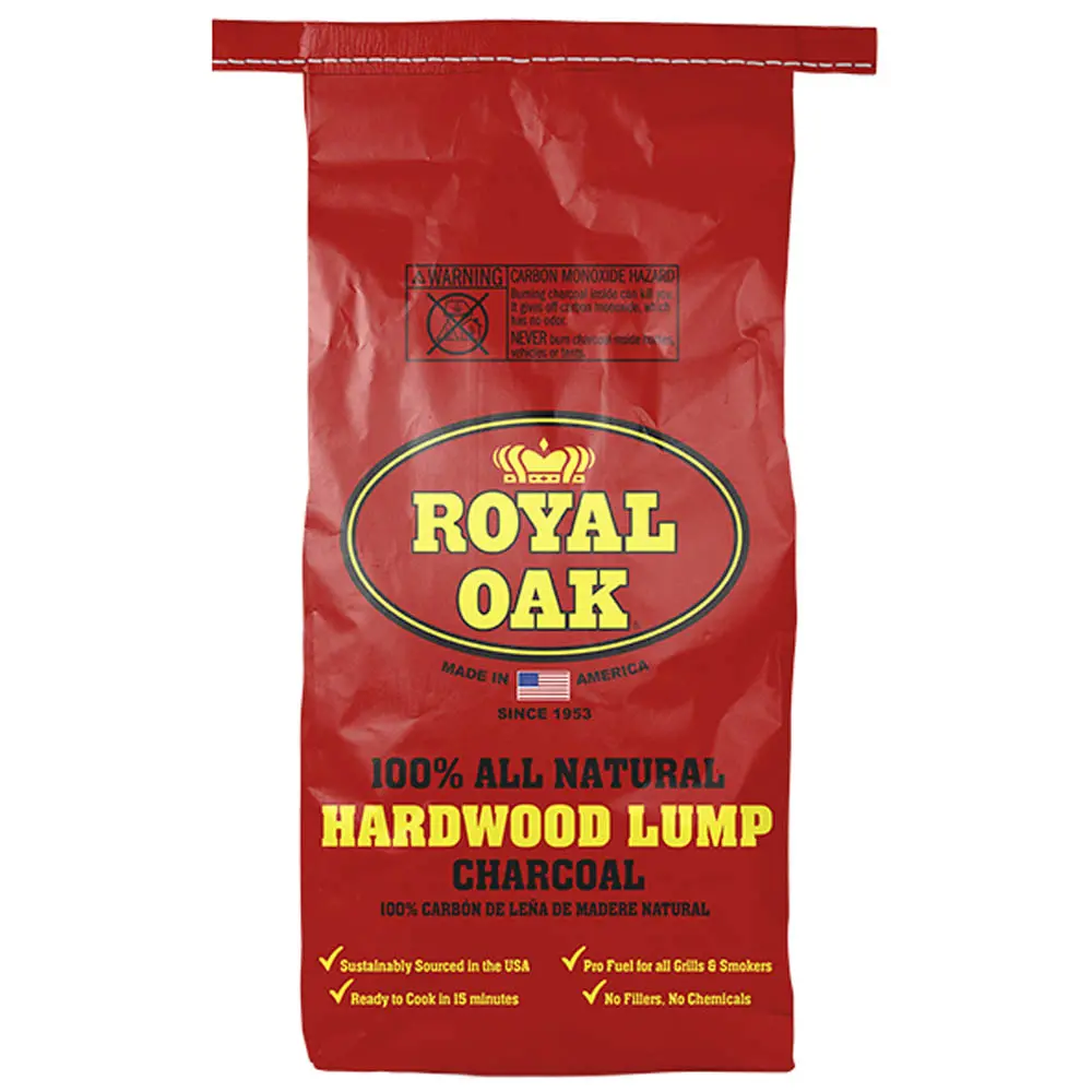 Royal Oak Lump Charcoal 100% All Natural American Oak Hickory Hardwood 15.4 Lbs 1