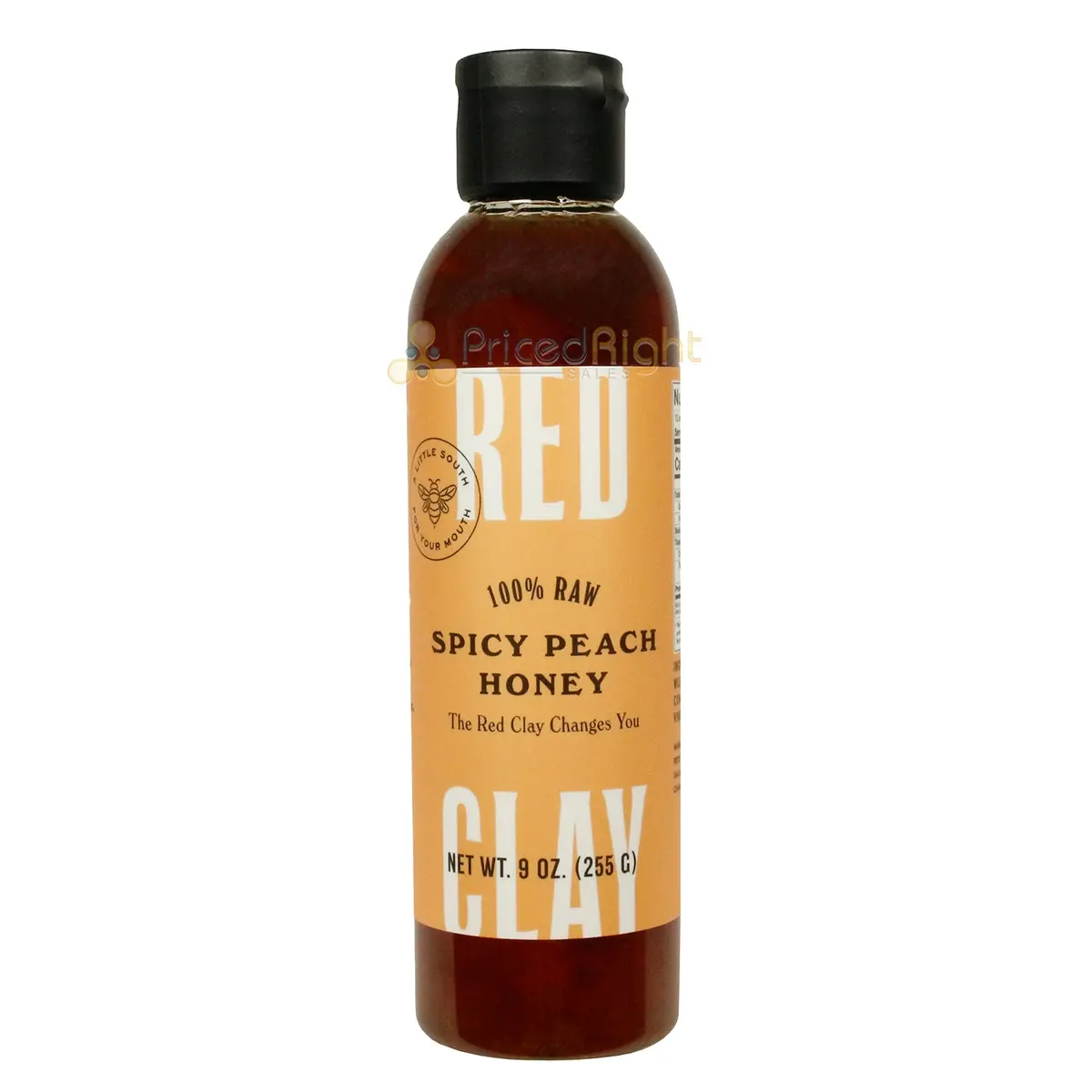 Red Clay Spicy Peach Honey Habanero Infused Sweet Heat Raw Gluten Free 9 Oz 1