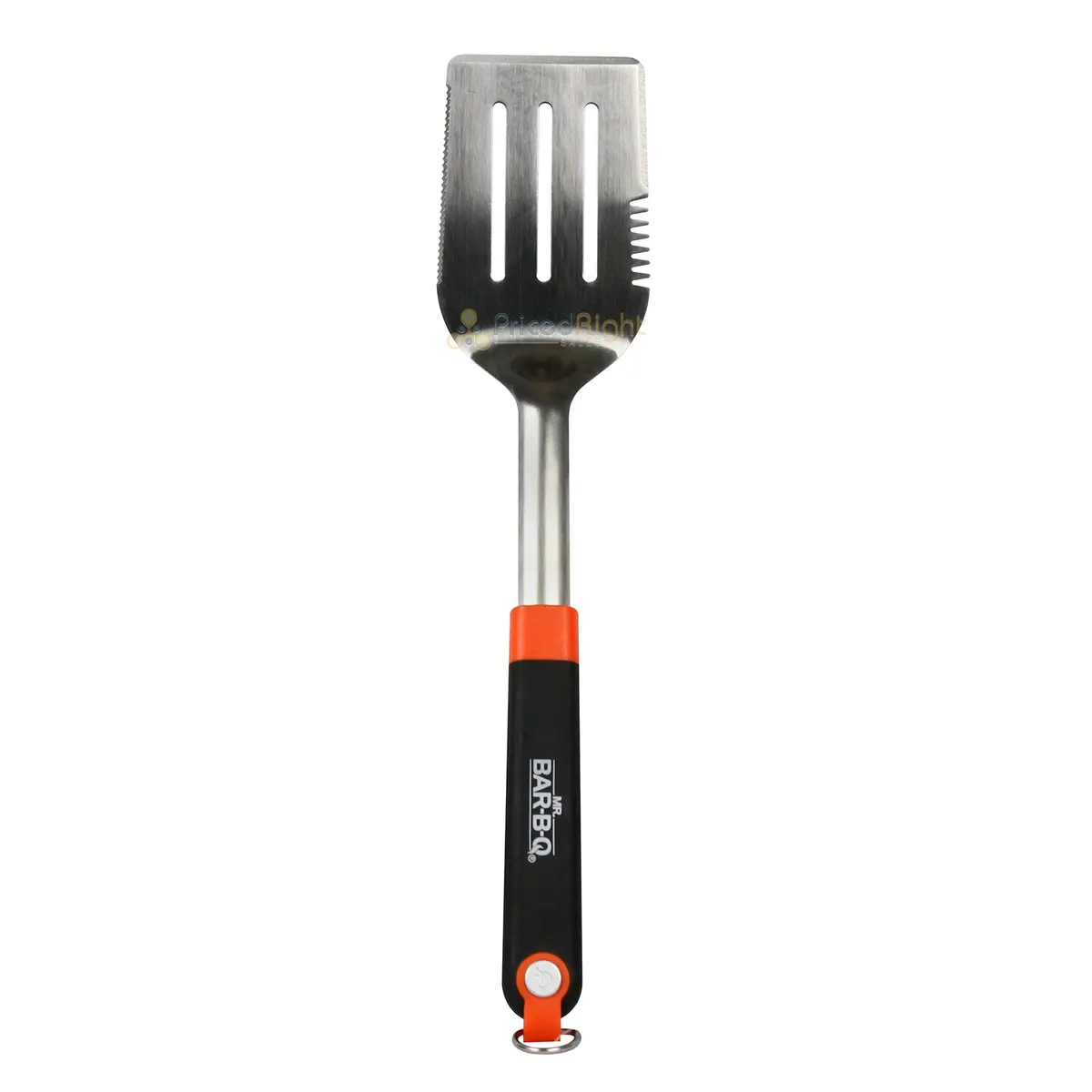 Mr Bar-B-Q Deluxe Spatula Stainless Steel W/ Serrated Edge & Rubber Grip 17 In 1