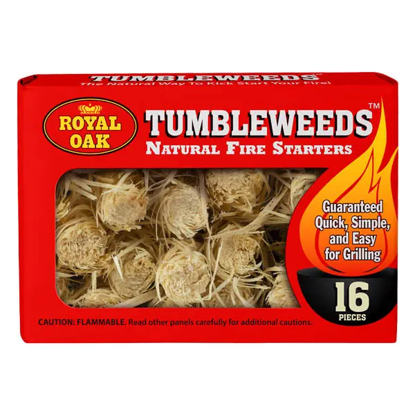 Royal Oak Tumbleweeds Natural Fire Starters 16 Pack 1