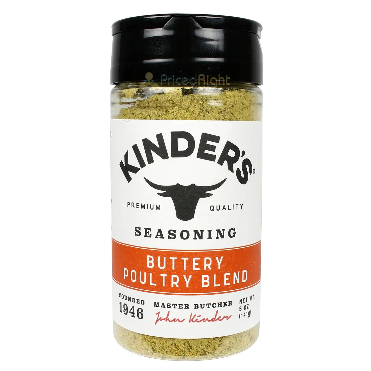 Kinder's Buttery Poultry Blend Seasoning Butter Garlic Onion & Lemon Flavor 5 Oz 1