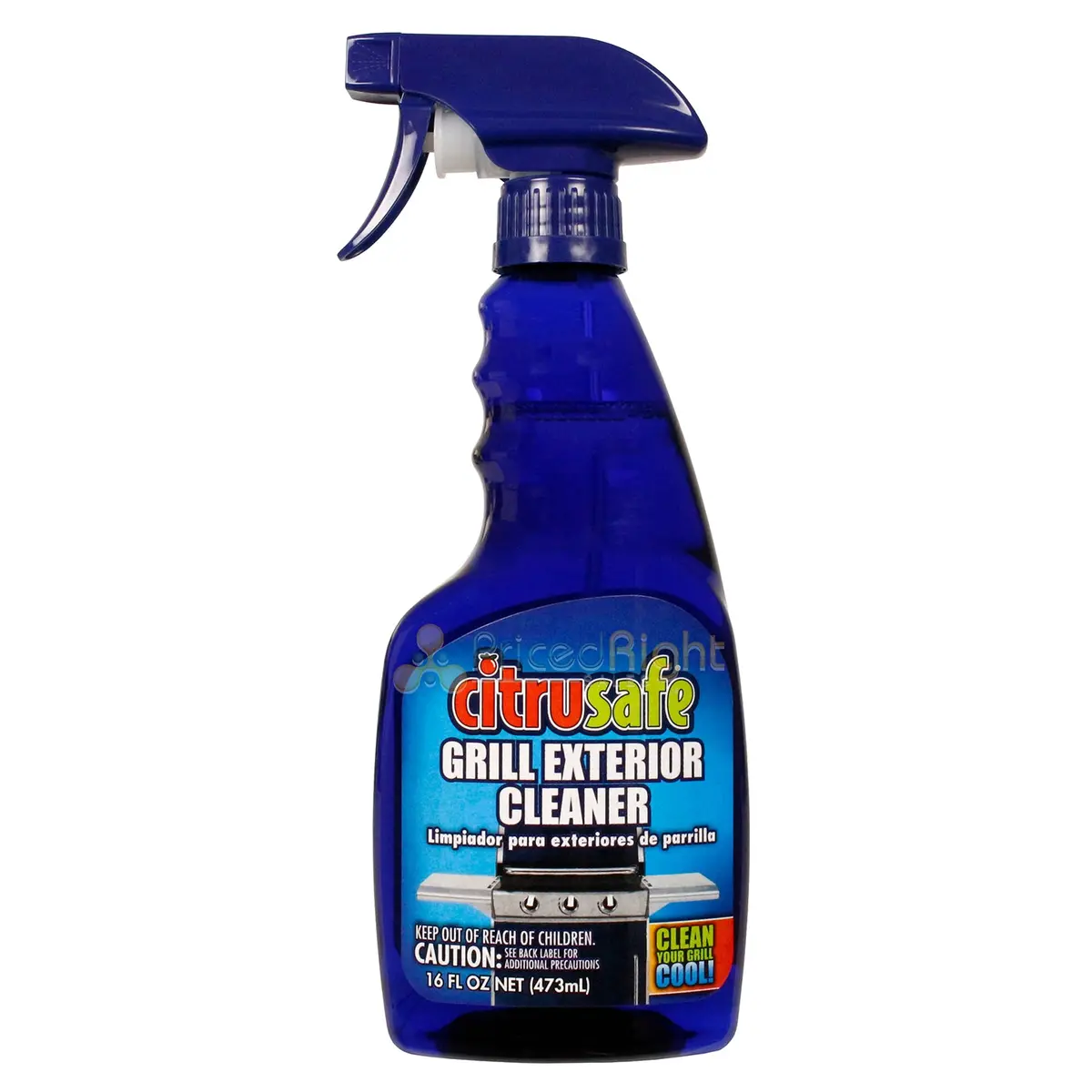 Citrusafe Exterior Grill Cleaning Spray Non-Toxic Safe Streak Free 16 Fl Oz 1