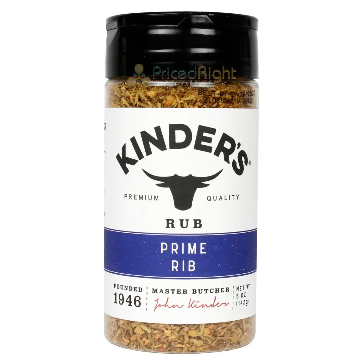 Kinder's Prime Rib Rub For Beef Pork Lamb Wild Game Seasoning 5 Oz Bottle 1