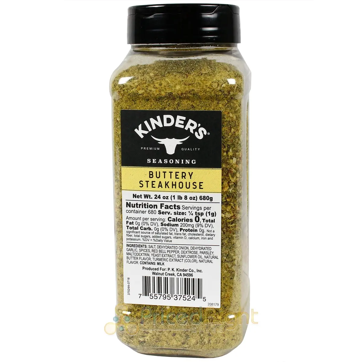 Kinder's Buttery Steakhouse Rub All Purpose Seasoning Beef Chicken 24 Oz Bottle 1