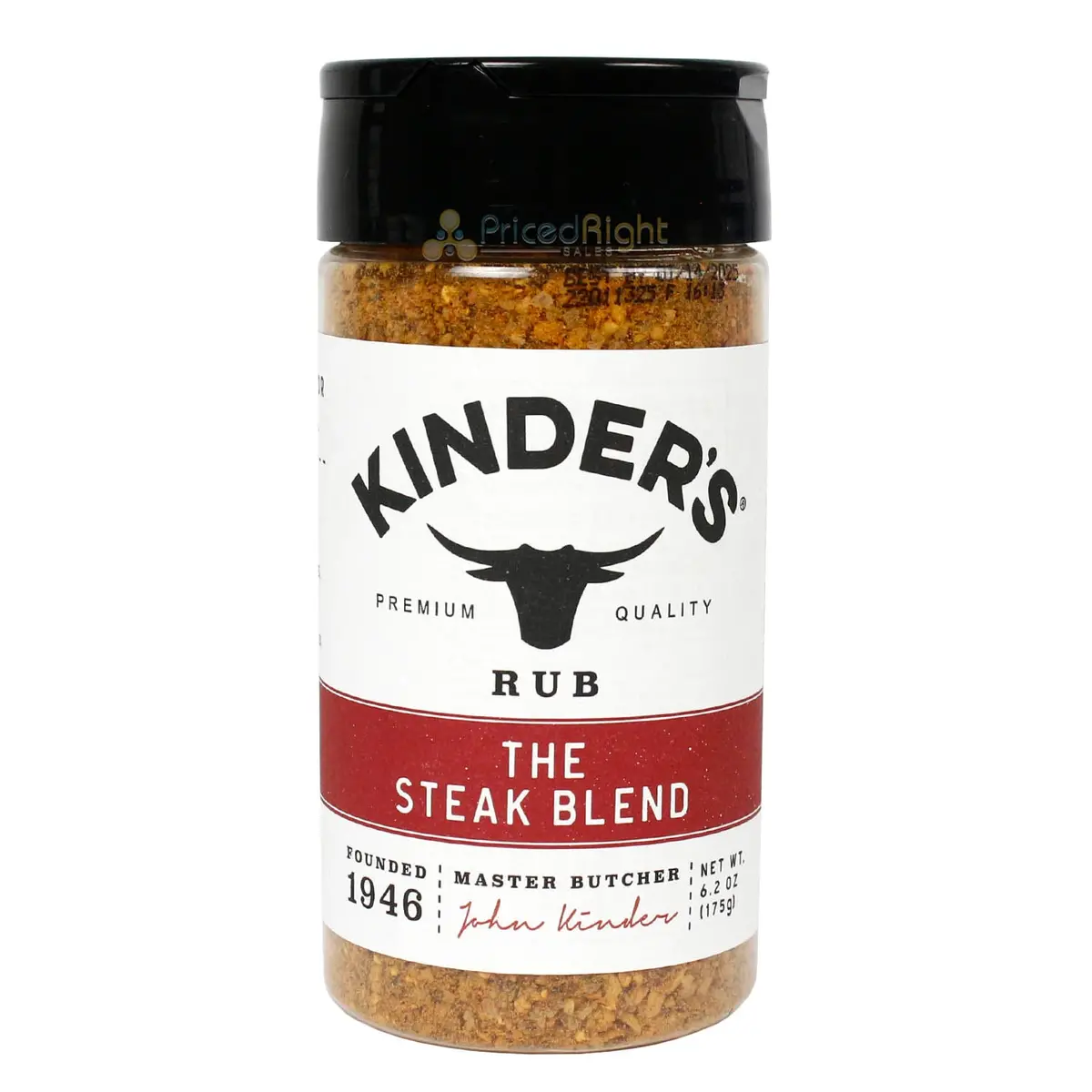 Kinder's Steak Blend Dry Rub Seasoning Premium Quality Beef Chicken Pork 6.2 Oz 1