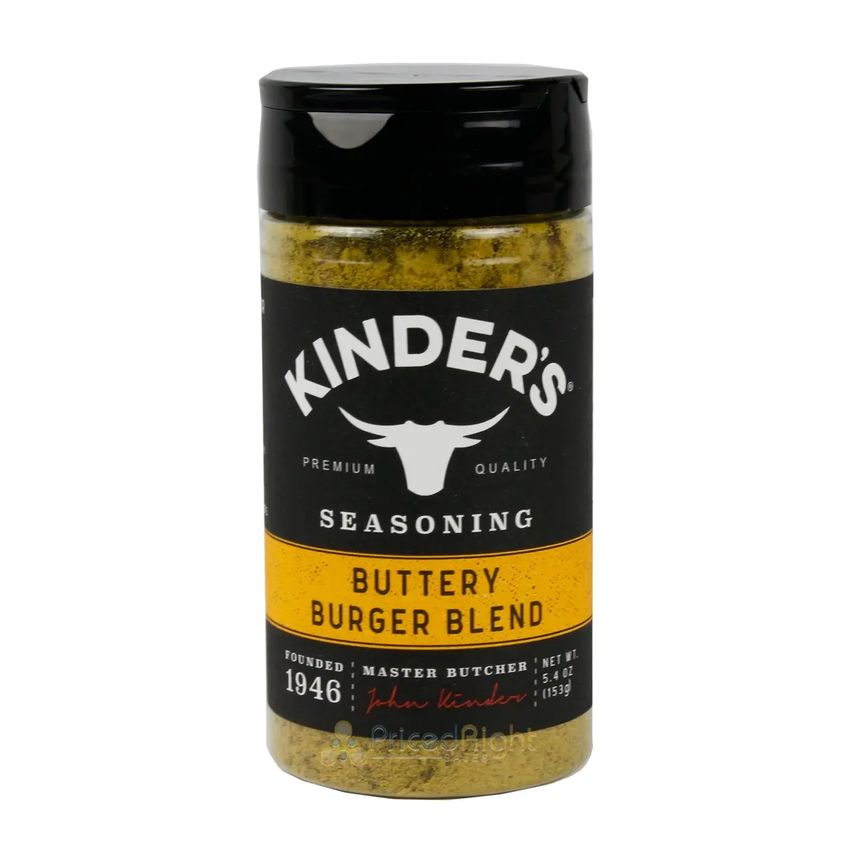 Kinder's Buttery Burger Blend Hand-Crafted Natural-Flavored Seasoning Mix 5.4 Oz 1