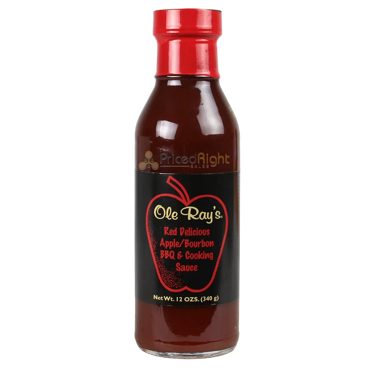 Ole Ray's Red Delicious Apple Bourbon Barbecue And Cooking Sauce 12 Oz 3762 1