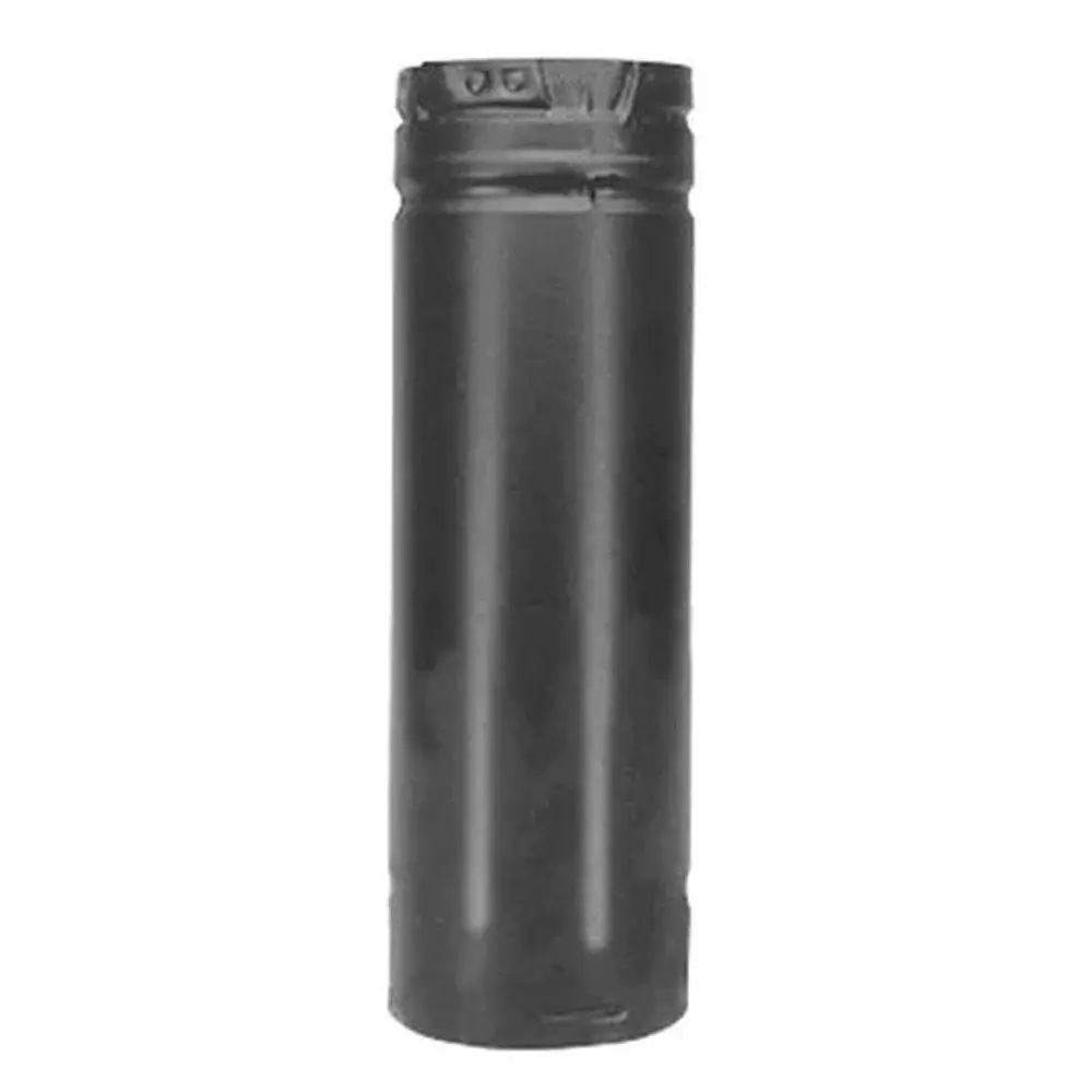 Comfortbilt Duravent 3" X 12" Straight Chimney Pipe Black 3Pvp-12B 1
