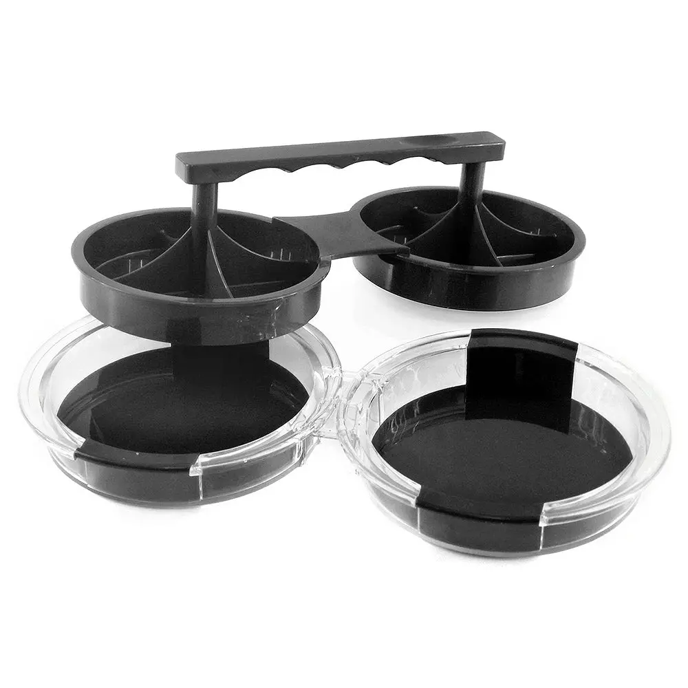 Mr. Bar-B-Q Double Burger Press For Uniform Thick Patties Quick Release 40140Y 1