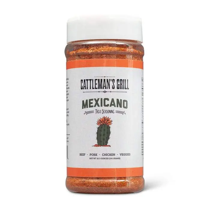 Cattleman's Grill Mexicano Taco Seasoning 10 Oz Bottle 1
