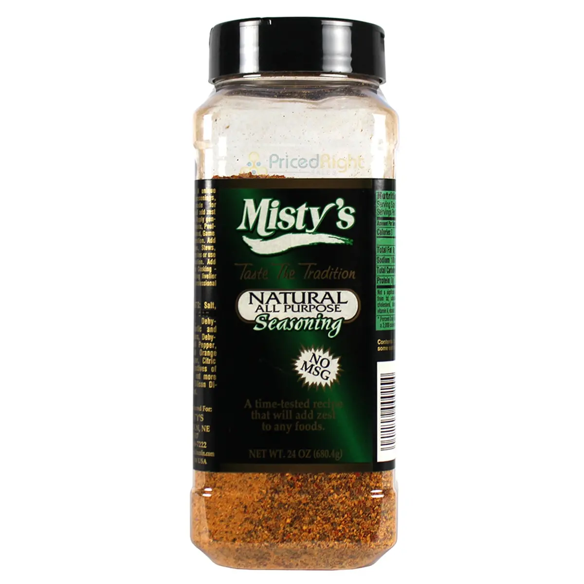 Misty's Steakhouse Natural All Purpose Seasoning 24 Oz No Msg 4210900015 1