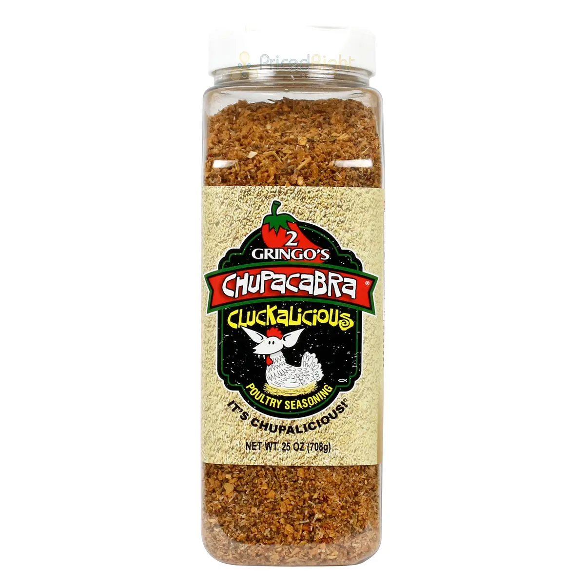 2 Gringos Chupacabra Cluckalicious Poultry Blend Bbq Dry Rub Seasoning 25 Oz 1